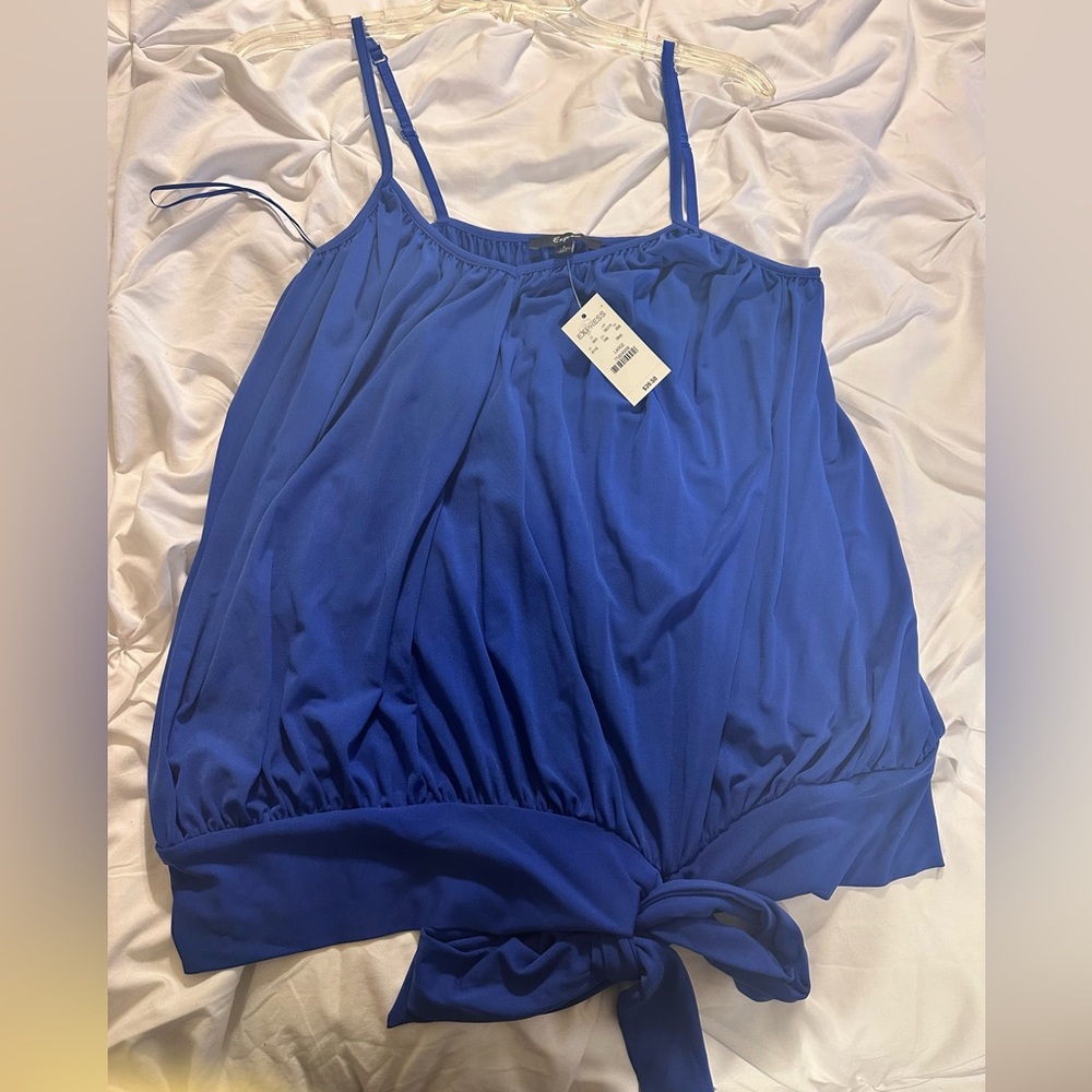 Express Royal Blue Camisole Top